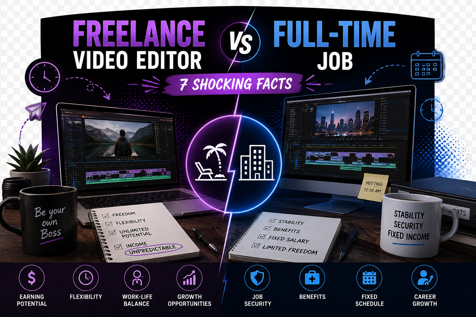 freelance video editor